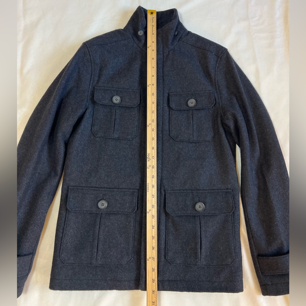 Original Penguin Men's Charcoal Field Jacket, Coat - Picture 4 of 7